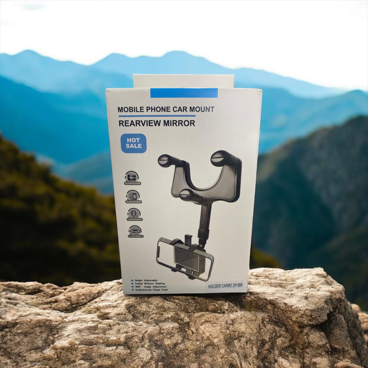 Soporte Celular Espejo Retrovisor Carro